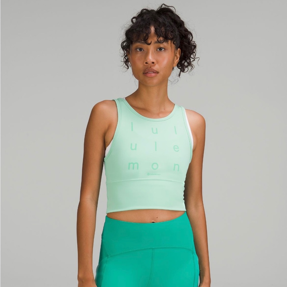 Lululemon wild mint power pivot everlux tank